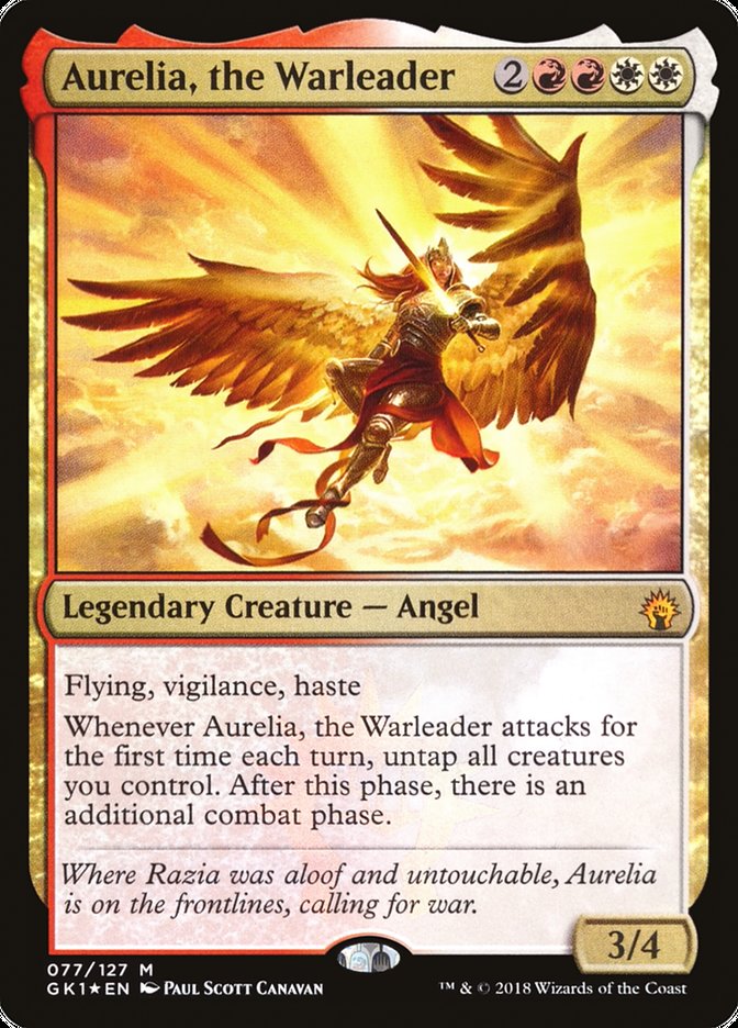 Aurelia, the Warleader [Guilds of Ravnica Guild Kit] | I Want That Stuff Brandon