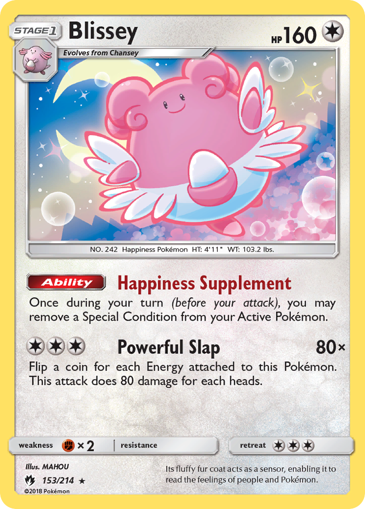 Blissey (153/214) [Sun & Moon: Lost Thunder] | I Want That Stuff Brandon