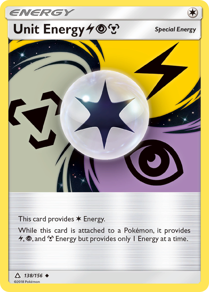 Unit Energy (138/156) (Lightning, Psychic, Metal) [Sun & Moon: Ultra Prism] | I Want That Stuff Brandon