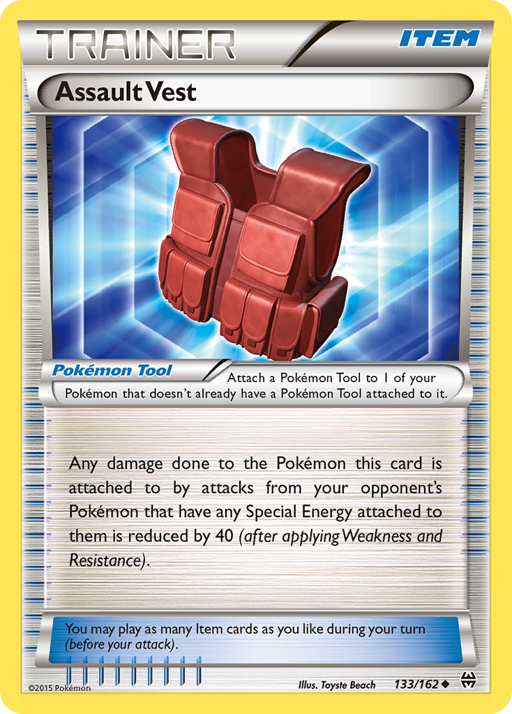 Assault Vest (133/162) [XY: BREAKthrough] | I Want That Stuff Brandon