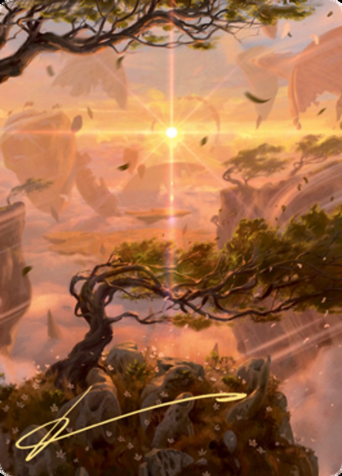 Windswept Heath Art Card (Gold-Stamped Signature) [Zendikar Rising Art Series] | I Want That Stuff Brandon