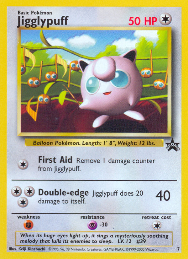 Jigglypuff (7) [Wizards of the Coast: Black Star Promos] | I Want That Stuff Brandon