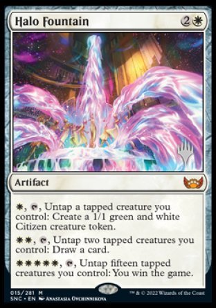 Halo Fountain (Promo Pack) [Streets of New Capenna Promos] | I Want That Stuff Brandon
