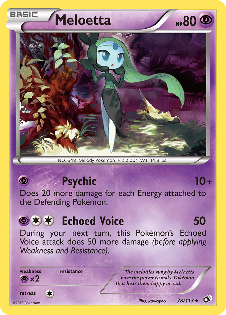 Meloetta (78/113) [Black & White: Legendary Treasures] | I Want That Stuff Brandon