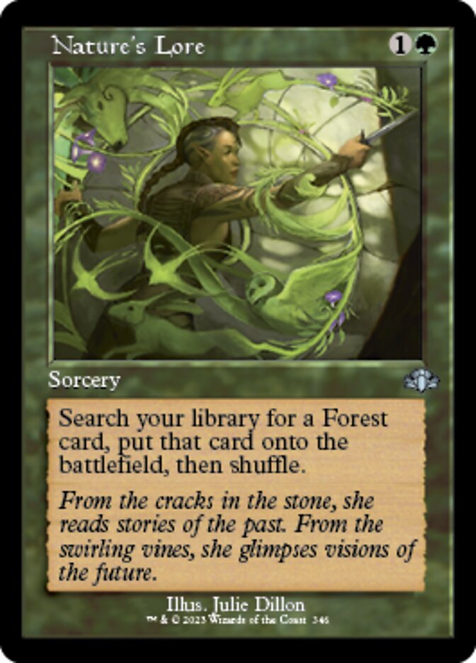 Nature's Lore (Retro) [Dominaria Remastered] | I Want That Stuff Brandon