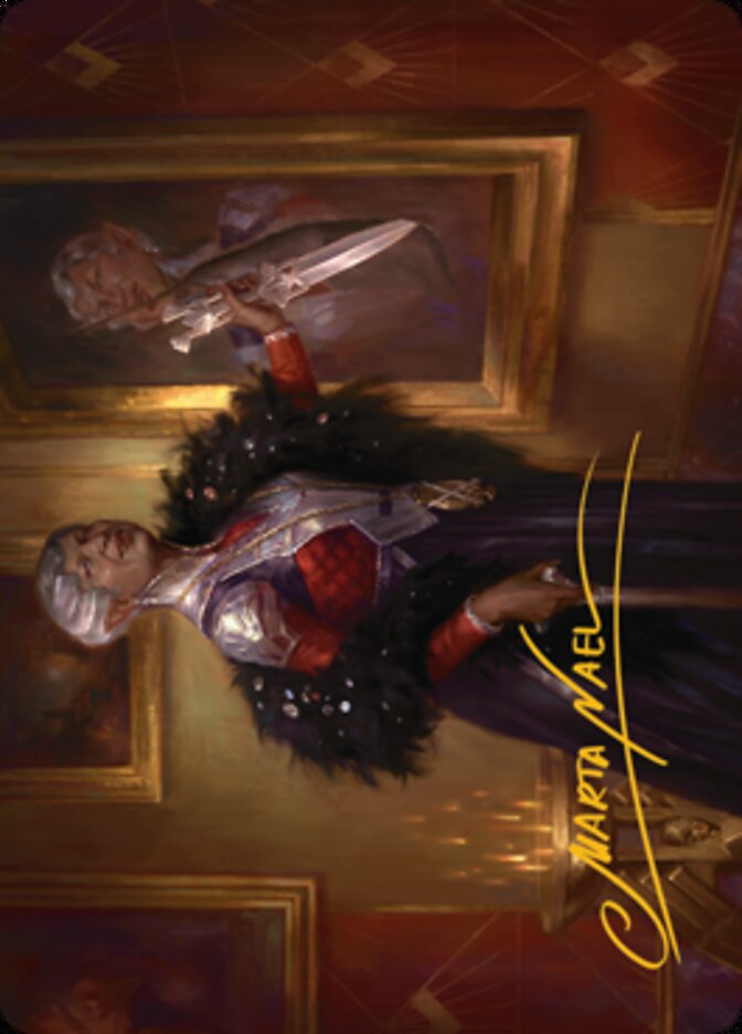 Evelyn, the Covetous Art Card (Gold-Stamped Signature) [Streets of New Capenna Art Series] | I Want That Stuff Brandon