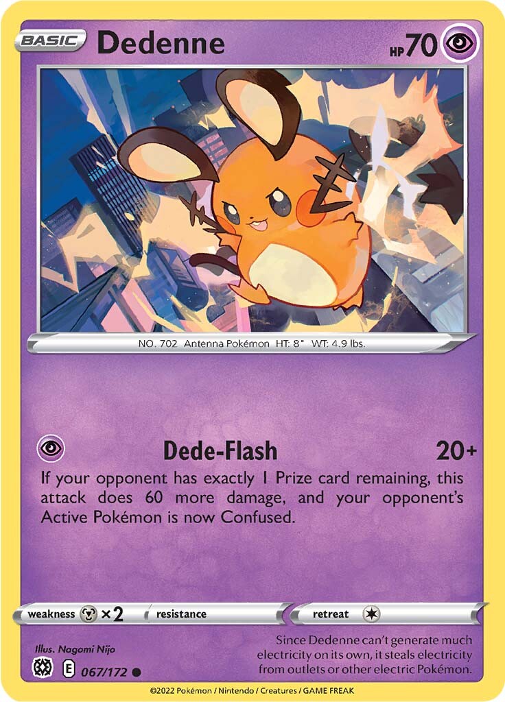 Dedenne (067/172) [Sword & Shield: Brilliant Stars] | I Want That Stuff Brandon