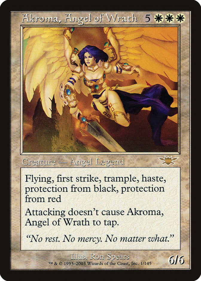 Akroma, Angel of Wrath [Legions] | I Want That Stuff Brandon