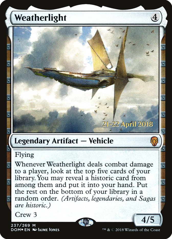 Weatherlight [Dominaria Prerelease Promos] | I Want That Stuff Brandon