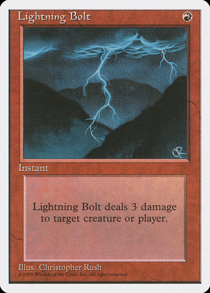 Lightning Bolt [Fourth Edition] | I Want That Stuff Brandon