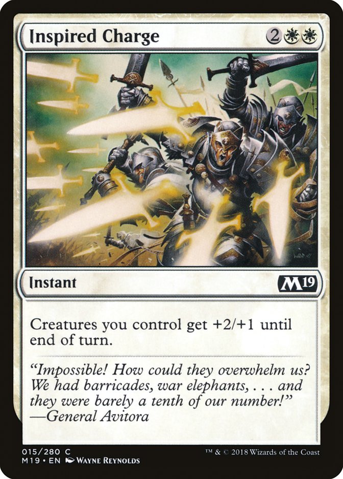 Inspired Charge [Core Set 2019] | I Want That Stuff Brandon