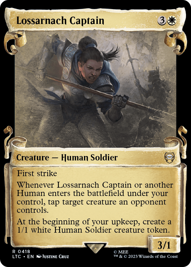 Lossarnach Captain [The Lord of the Rings: Tales of Middle-Earth Commander Showcase Scrolls] | I Want That Stuff Brandon