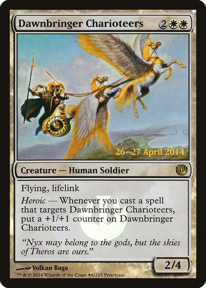 Dawnbringer Charioteers [Journey into Nyx Prerelease Promos] | I Want That Stuff Brandon