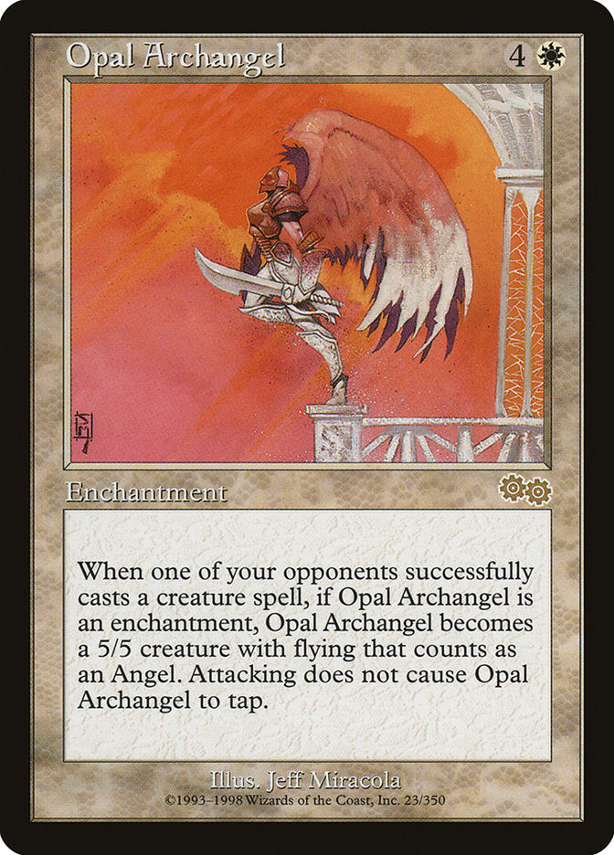 Opal Archangel [Urza's Saga] | I Want That Stuff Brandon
