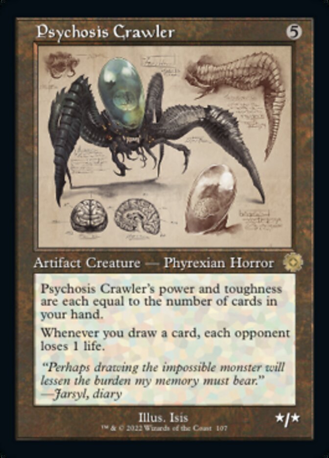 Psychosis Crawler (Retro Schematic) [The Brothers' War Retro Artifacts] | I Want That Stuff Brandon