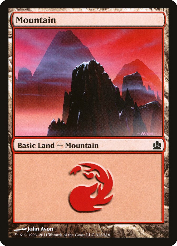 Mountain (312) [Commander 2011] | I Want That Stuff Brandon