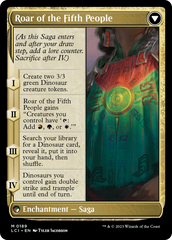 Huatli, Poet of Unity // Roar of the Fifth People [The Lost Caverns of Ixalan Prerelease Cards] | I Want That Stuff Brandon