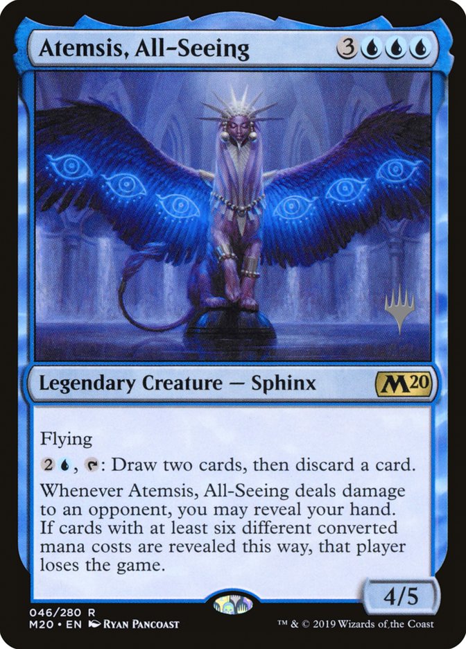 Atemsis, All-Seeing (Promo Pack) [Core Set 2020 Promos] | I Want That Stuff Brandon