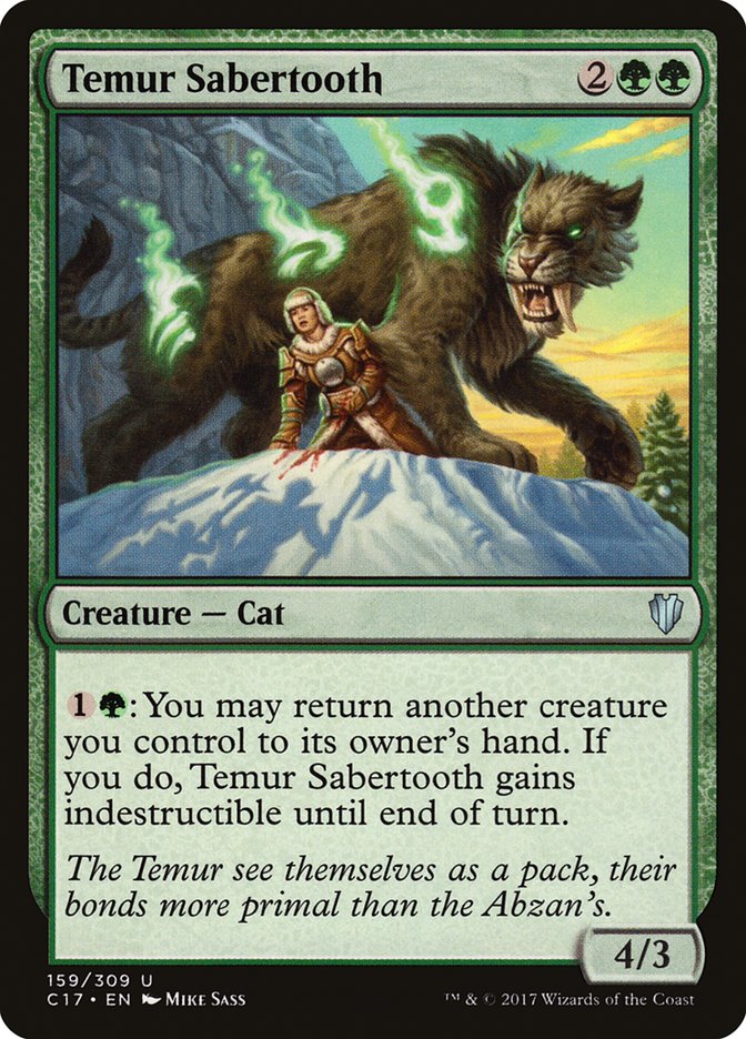 Temur Sabertooth [Commander 2017] | I Want That Stuff Brandon