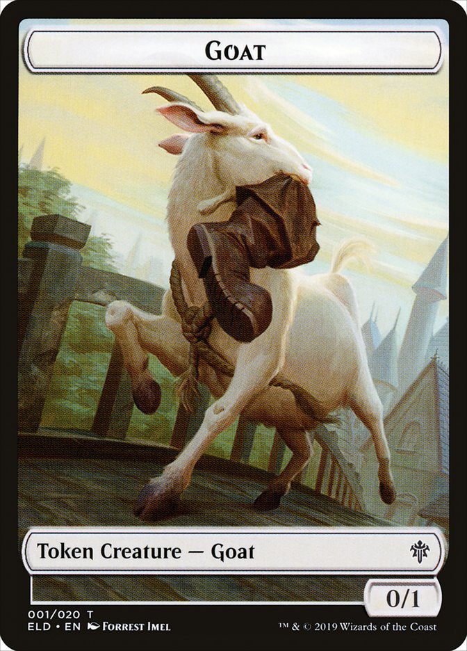 Goat Token [Throne of Eldraine Tokens] | I Want That Stuff Brandon