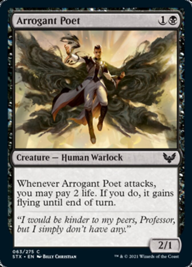 Arrogant Poet [Strixhaven: School of Mages] | I Want That Stuff Brandon