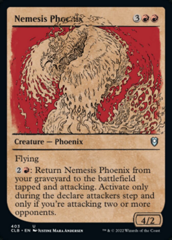 Nemesis Phoenix (Showcase) [Commander Legends: Battle for Baldur's Gate] | I Want That Stuff Brandon