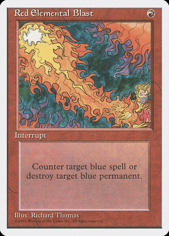 Red Elemental Blast [Fourth Edition] | I Want That Stuff Brandon