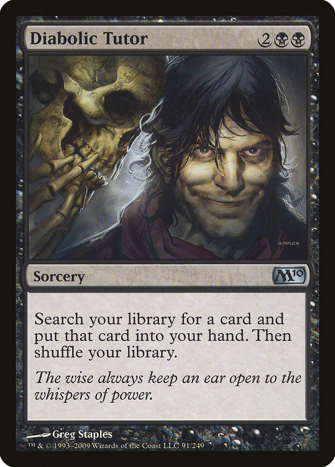 Diabolic Tutor [Magic 2010] | I Want That Stuff Brandon