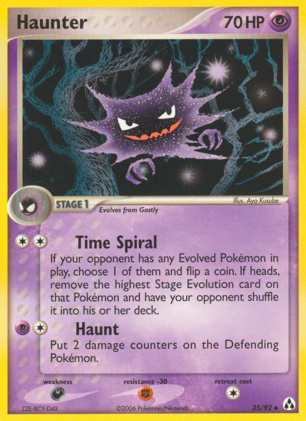 Haunter (35/92) [EX: Legend Maker] | I Want That Stuff Brandon