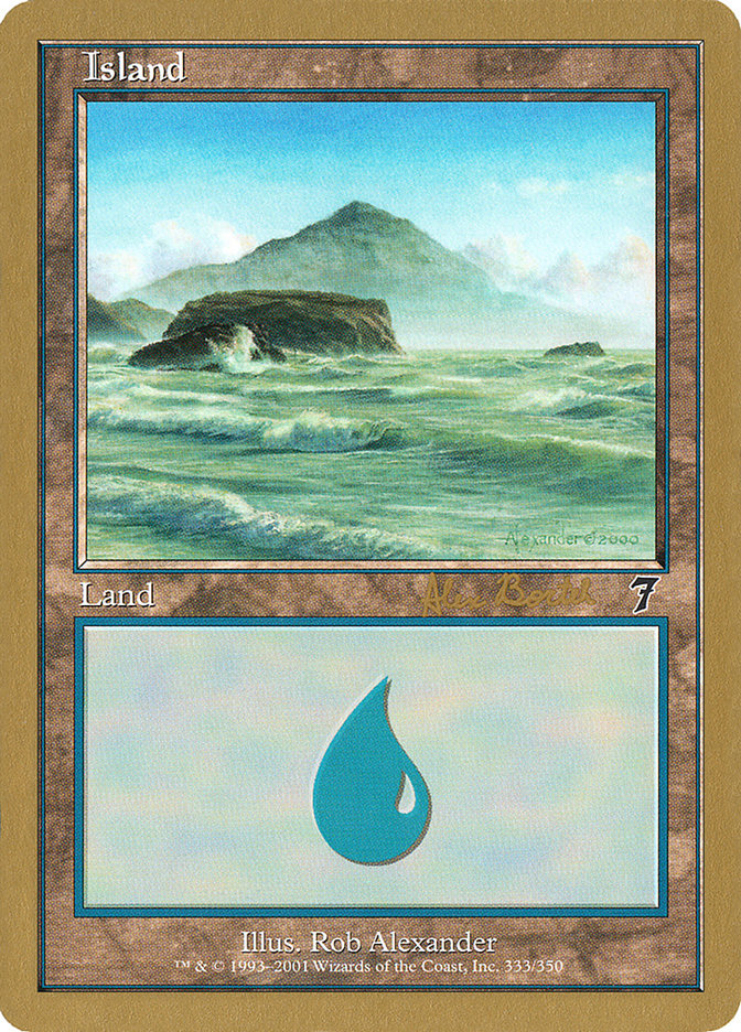 Island (ab333) (Alex Borteh) [World Championship Decks 2001] | I Want That Stuff Brandon