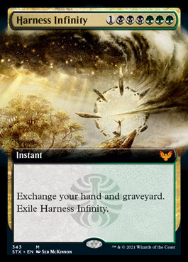 Harness Infinity (Extended Art) [Strixhaven: School of Mages] | I Want That Stuff Brandon