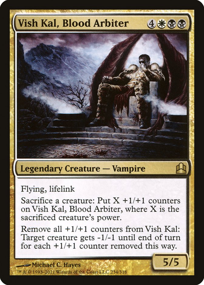 Vish Kal, Blood Arbiter [Commander 2011] | I Want That Stuff Brandon