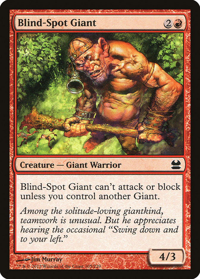 Blind-Spot Giant [Modern Masters] | I Want That Stuff Brandon