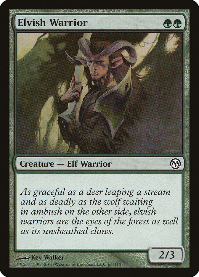 Elvish Warrior [Duels of the Planeswalkers] | I Want That Stuff Brandon