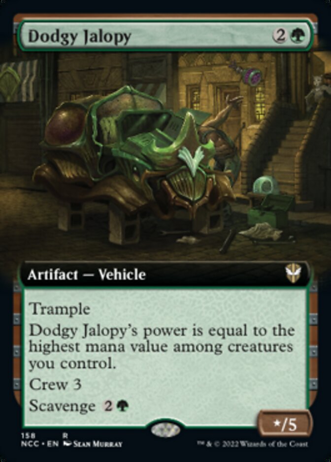 Dodgy Jalopy (Extended Art) [Streets of New Capenna Commander] | I Want That Stuff Brandon