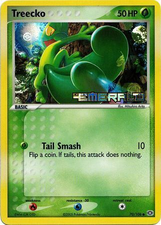 Treecko (70/106) (Stamped) [EX: Emerald] | I Want That Stuff Brandon