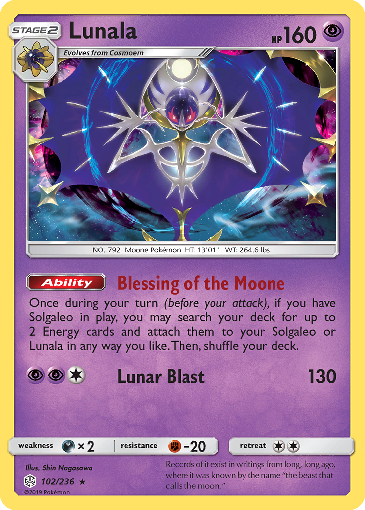 Lunala (102/236) [Sun & Moon: Cosmic Eclipse] | I Want That Stuff Brandon