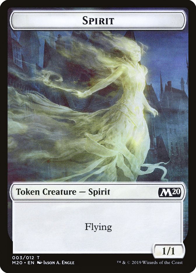 Spirit Token [Core Set 2020 Tokens] | I Want That Stuff Brandon