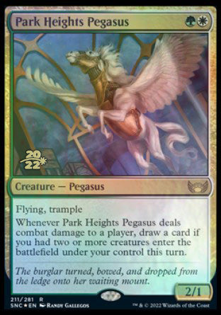 Park Heights Pegasus [Streets of New Capenna Prerelease Promos] | I Want That Stuff Brandon