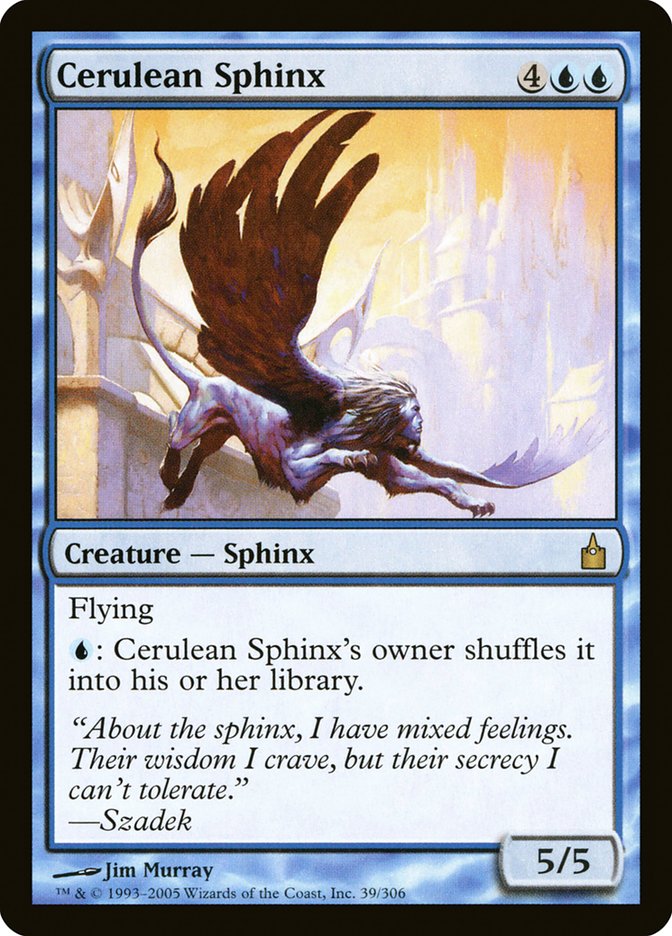 Cerulean Sphinx [Ravnica: City of Guilds] | I Want That Stuff Brandon
