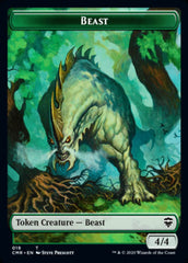 Beast (19) // Elephant Double-Sided Token [Commander Legends Tokens] | I Want That Stuff Brandon