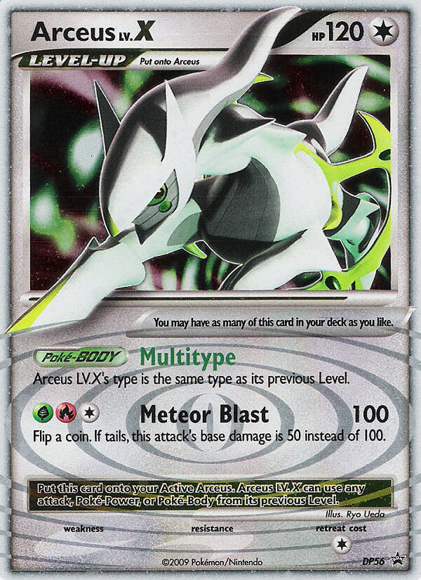 Arceus LV.X (DP56) [Diamond & Pearl: Black Star Promos] | I Want That Stuff Brandon