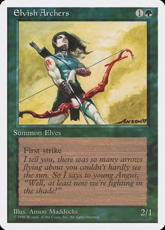 Elvish Archers [Introductory Two-Player Set] | I Want That Stuff Brandon