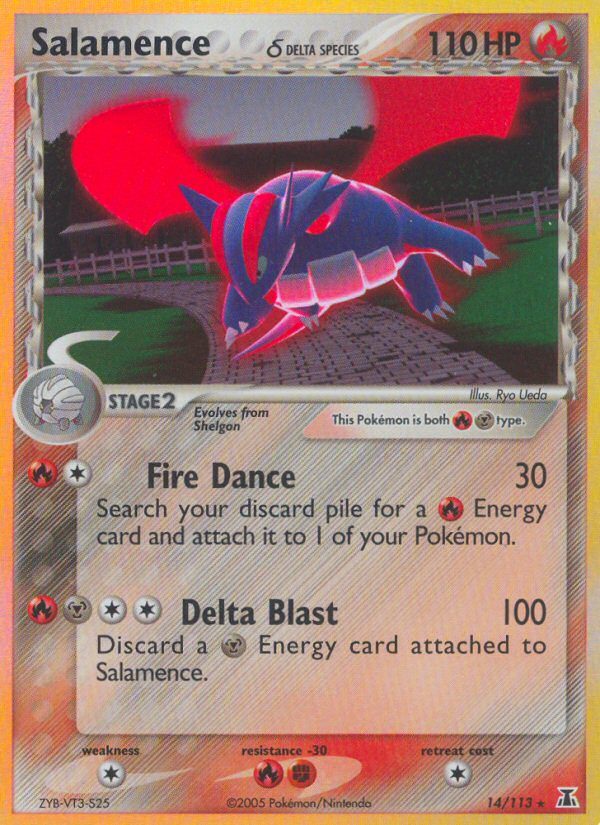 Salamence (14/113) (Delta Species) [EX: Delta Species] | I Want That Stuff Brandon