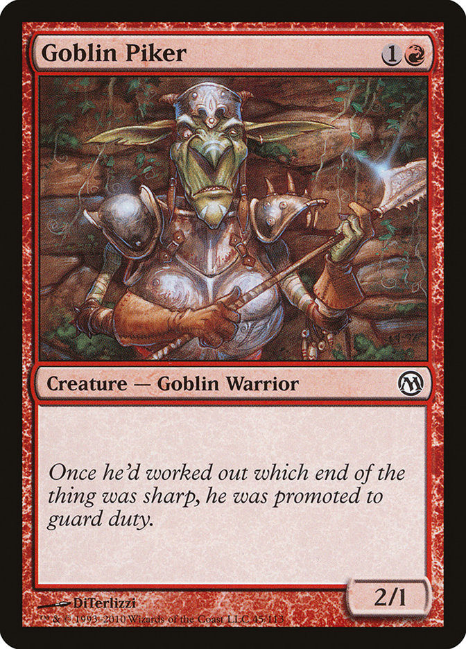 Goblin Piker [Duels of the Planeswalkers] | I Want That Stuff Brandon