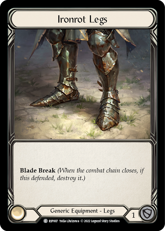 Ironrot Legs [RIP007] (Outsiders Riptide Blitz Deck) | I Want That Stuff Brandon