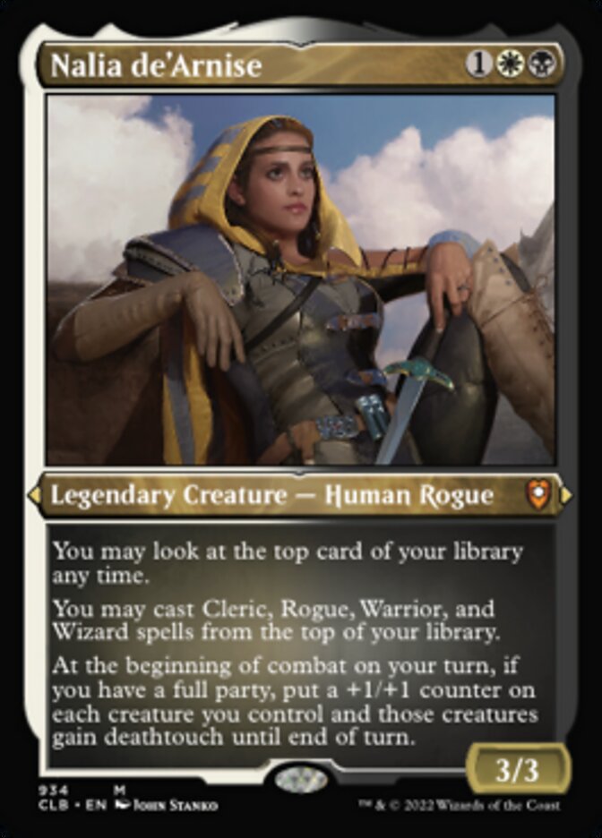 Nalia de'Arnise (Display Commander) (Foil Etched) [Commander Legends: Battle for Baldur's Gate] | I Want That Stuff Brandon