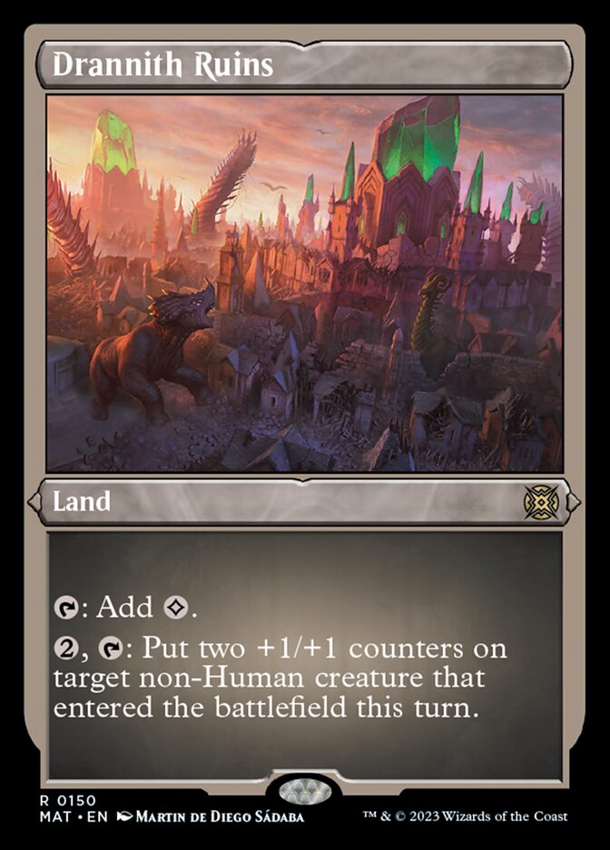 Drannith Ruins (Foil Etched) [March of the Machine: The Aftermath] | I Want That Stuff Brandon