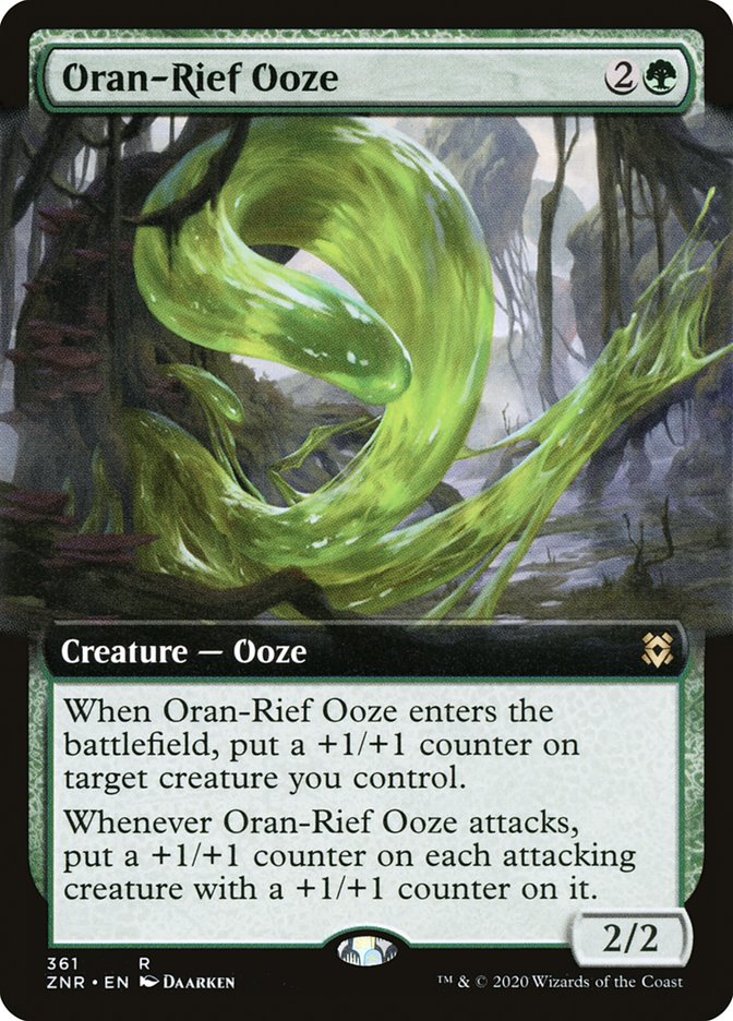 Oran-Rief Ooze (Extended Art) [Zendikar Rising] | I Want That Stuff Brandon