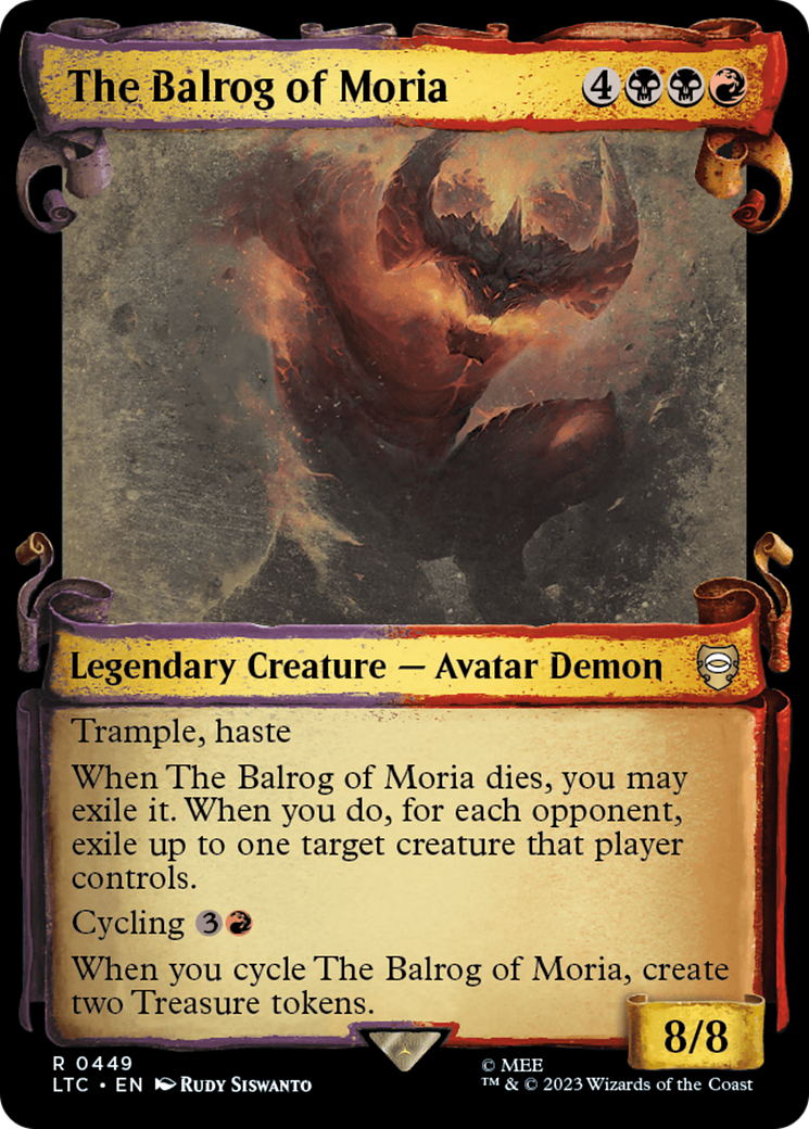 The Balrog of Moria [The Lord of the Rings: Tales of Middle-Earth Commander Showcase Scrolls] | I Want That Stuff Brandon